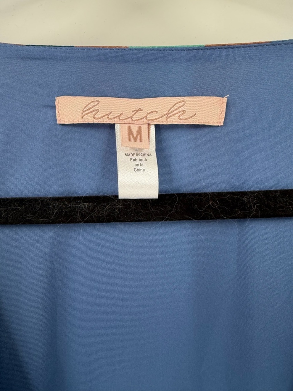 Hutch Multicolor Striped High-Low Wrap Dress in Teal, Purple & Brown Size M - Picture 5 of 14